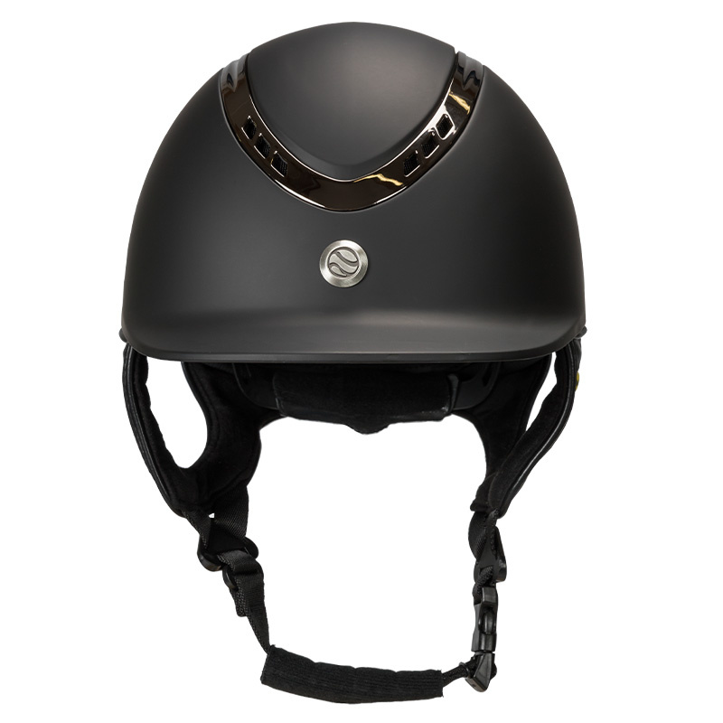 Casque d'équitation EQ3 Pardus avec vis Smooth Top Noir