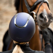 Casque d'équitation EQ3 Pardus avec vis Smooth Top Bleu Marine Casque d'équitation EQ3 Pardus avec vis Smooth Top Bleu Marine