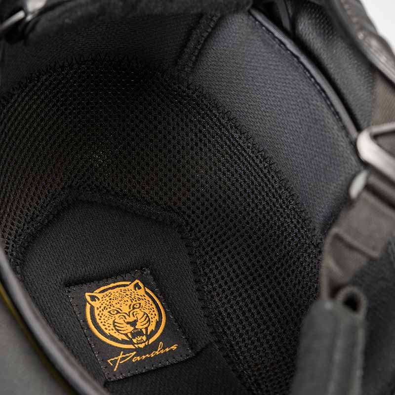 Casque d'équitation EQ3 Pardus avec vis Microfibre Pailletée Noir Sable