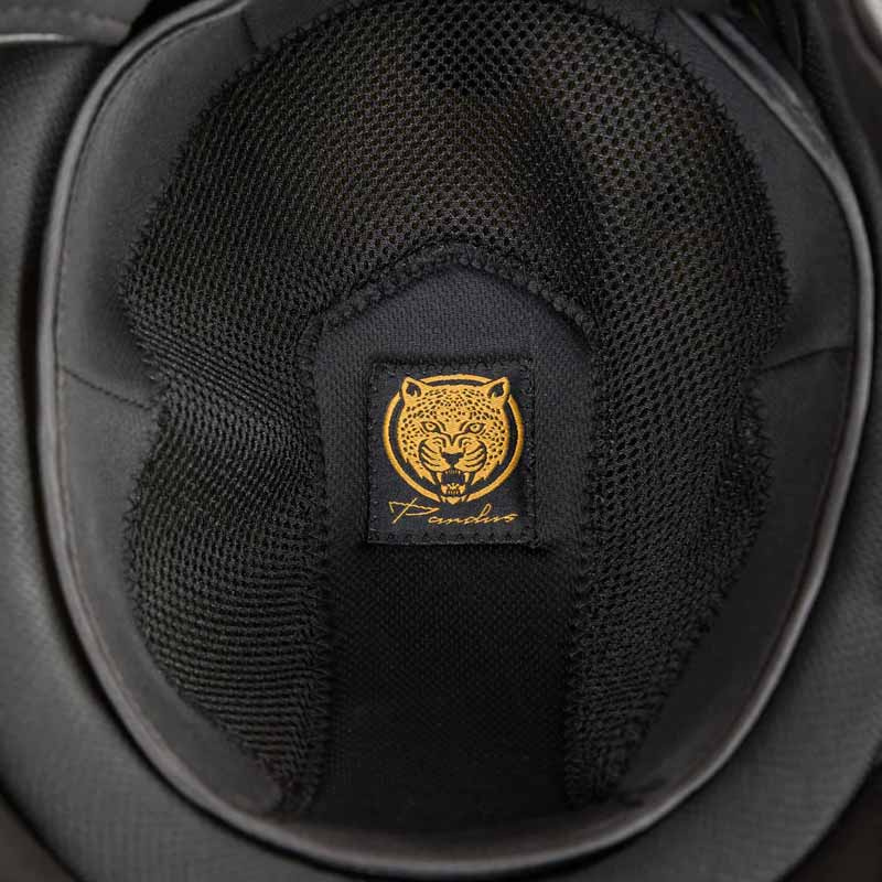 Casque d'équitation EQ3 Pardus avec vis Smooth Top Pailletée Noir Sable