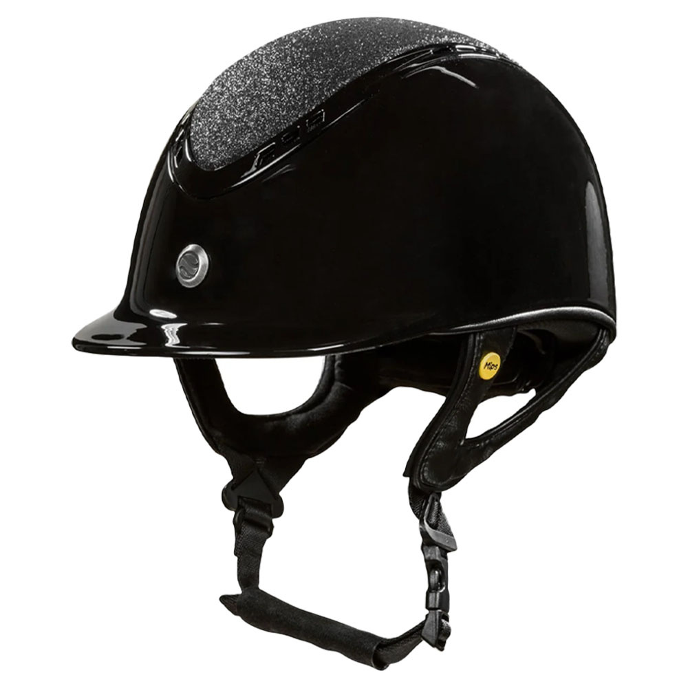 Casque EQ3 Pardus avec Vis Brillant Pailleté Noir Sable  