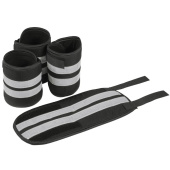Réflecteurs pour jambes Set 4-pack Noir/Argent Réflecteurs pour jambes Set 4-pack Noir/Argent