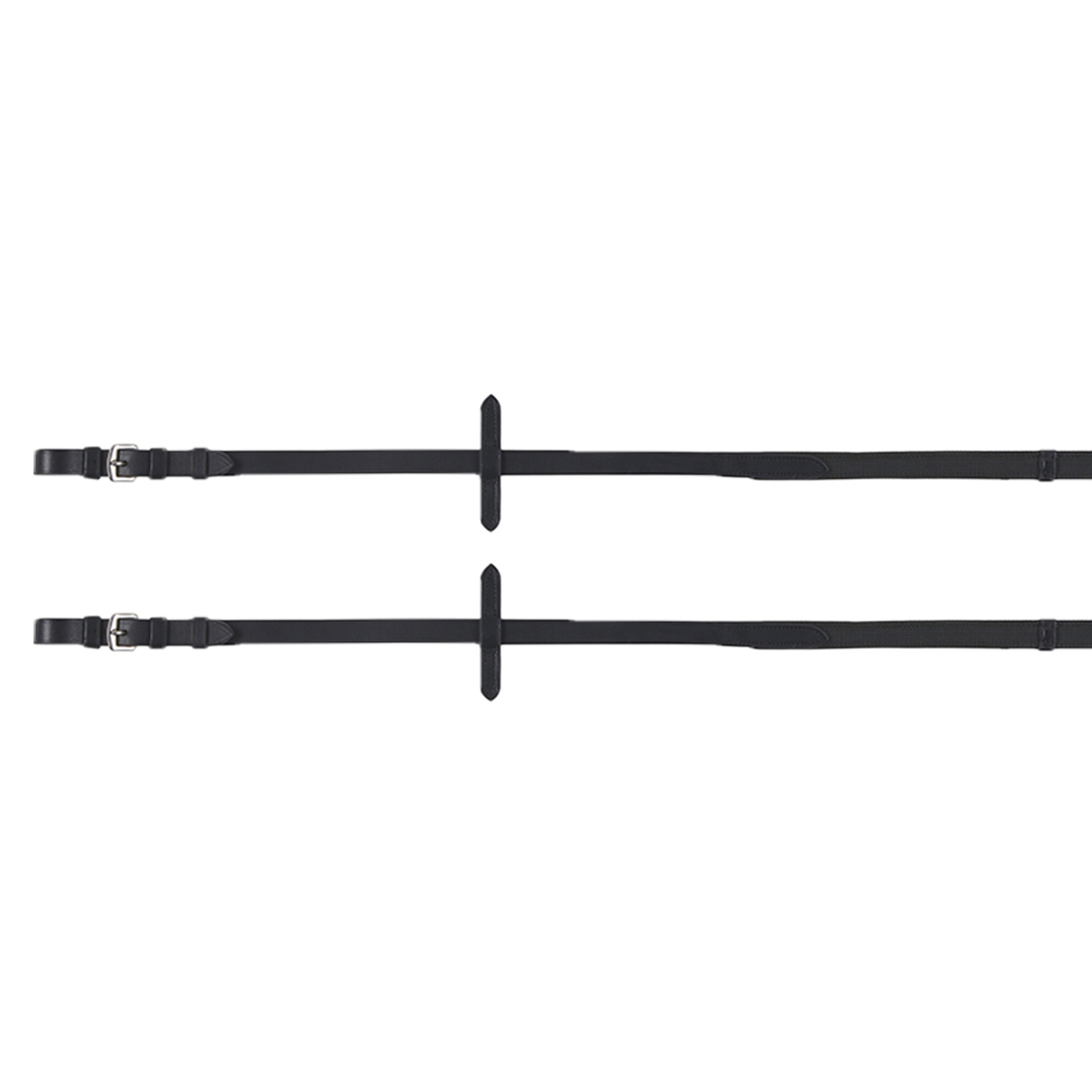 Bridon Cryll Pull-Back Flash avec rênes noir