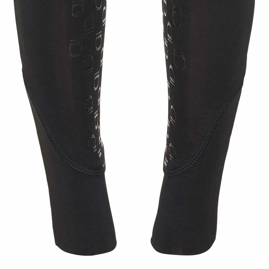 Leggings d'équitation Dai Jr Full Grip noir