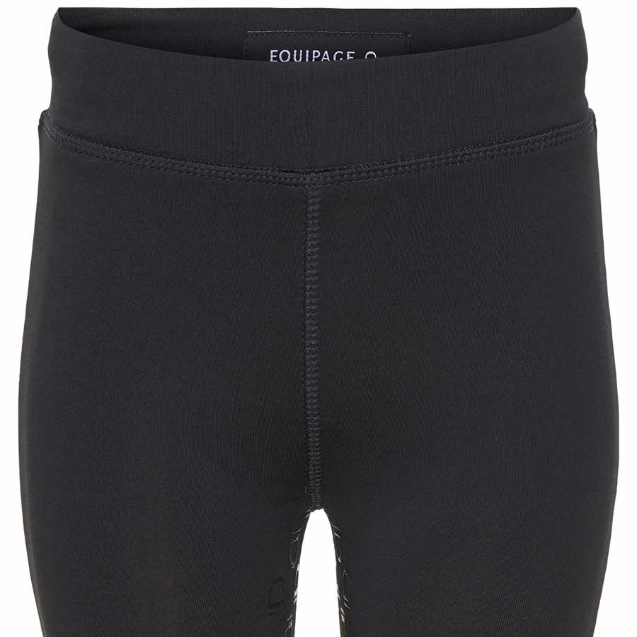 Leggings d'équitation Dai Jr Full Grip noir