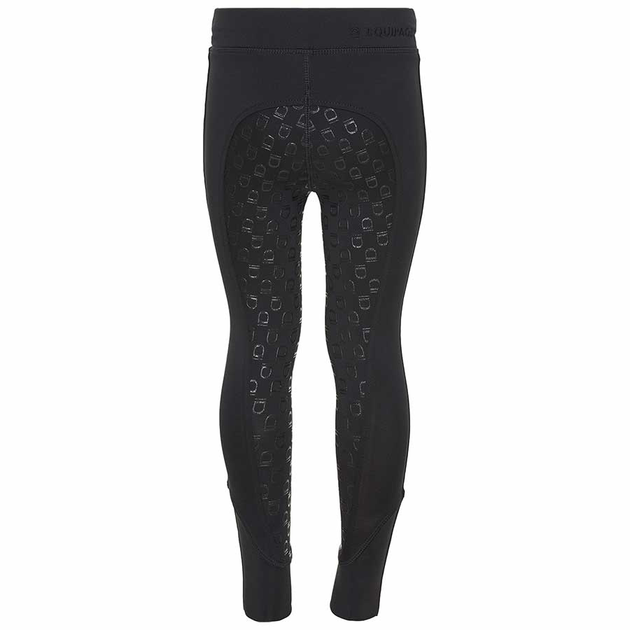 Leggings d'équitation Dai Jr Full Grip noir