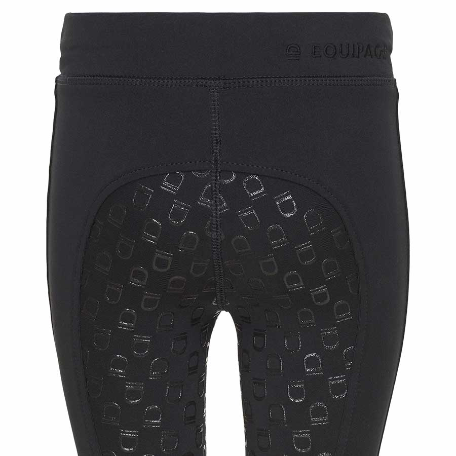 Leggings d'équitation Dai Jr Full Grip noir
