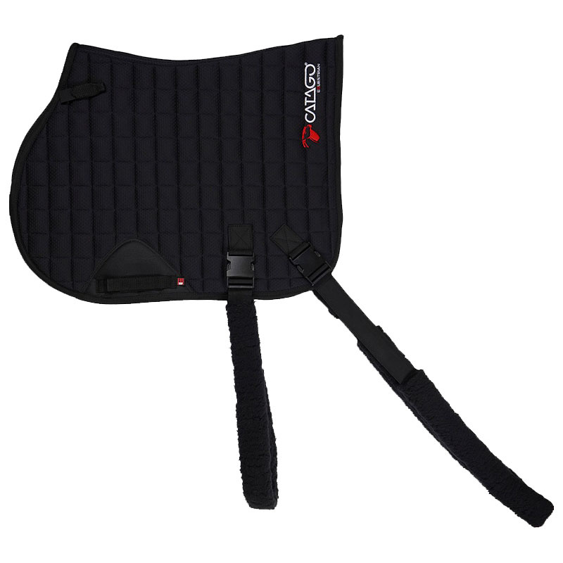 Tapis de selle Fir-Tech avec Bandes Élastiques Noir