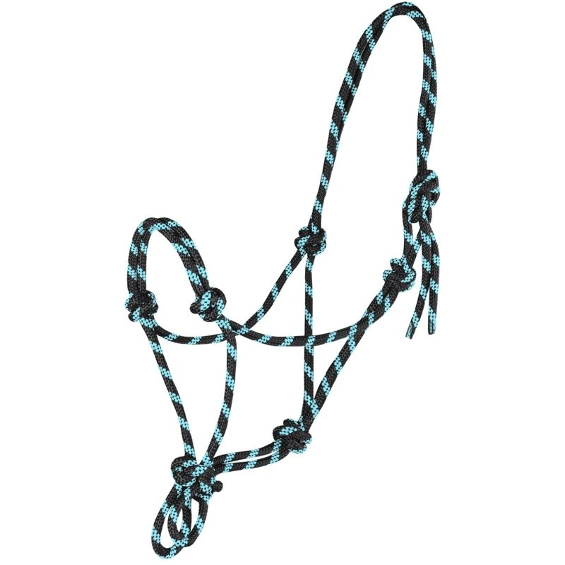 Licols en corde Knotted Noir/Bleu