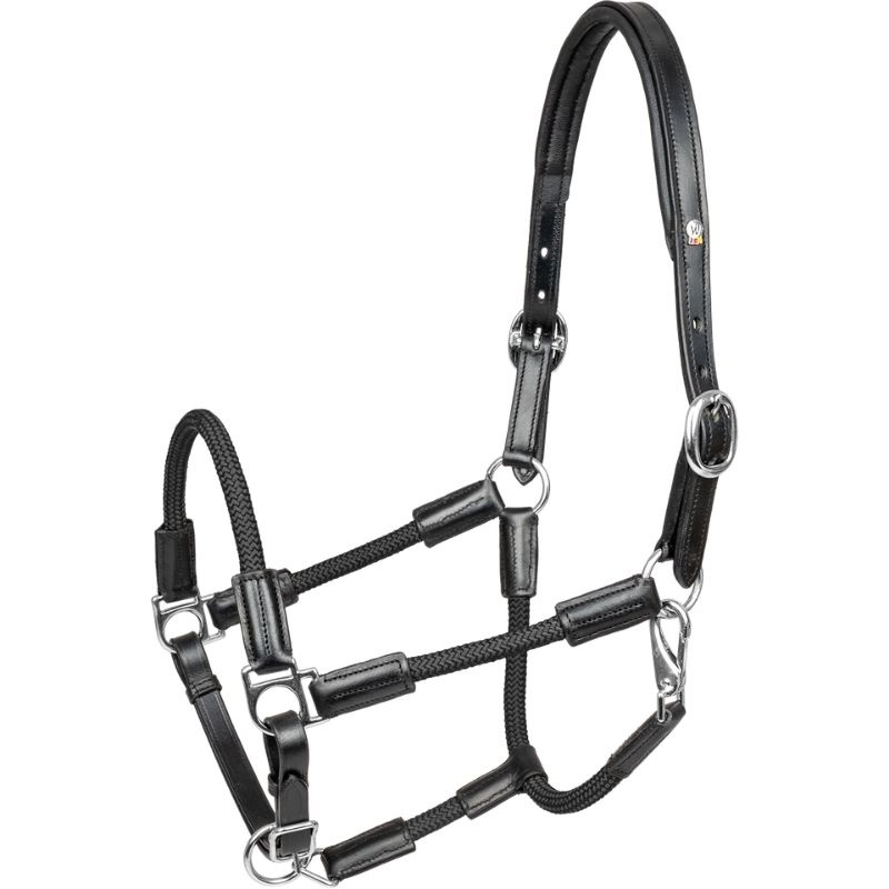Licol en cuir Nevada X-Line Noir/Noir
