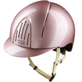 Casque d'équitation Smart Nova Metal Polish Cream Strap Rose Casque d'équitation Smart Nova Metal Polish Cream Strap Rose