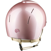 Casque d'équitation Smart Nova Metal Polish Star Cream Strap Rose/Rose Casque d'équitation Smart Nova Metal Polish Star Cream Strap Rose/Rose