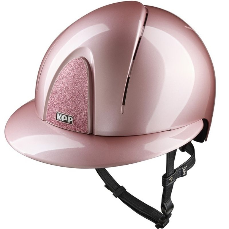 Casque d'équitation Smart Nova Metal Polish Polo Star Rose/Rose