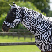 Capuche d'eczéma UV-Resistant Zebra Noir/Blanc Capuche d'eczéma UV-Resistant Zebra Noir/Blanc
