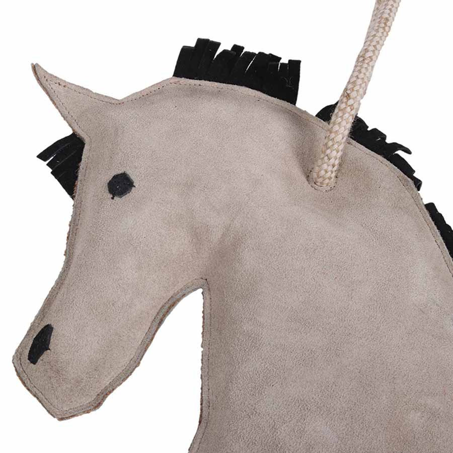 Jouet pour chevaux Cheval en Daim ECO Gris Clair