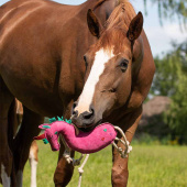 Jouet pour chevaux Licorne en Daim ECO Rose Jouet pour chevaux Licorne en Daim ECO Rose