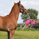 Jouet pour chevaux Licorne en Daim ECO Rose