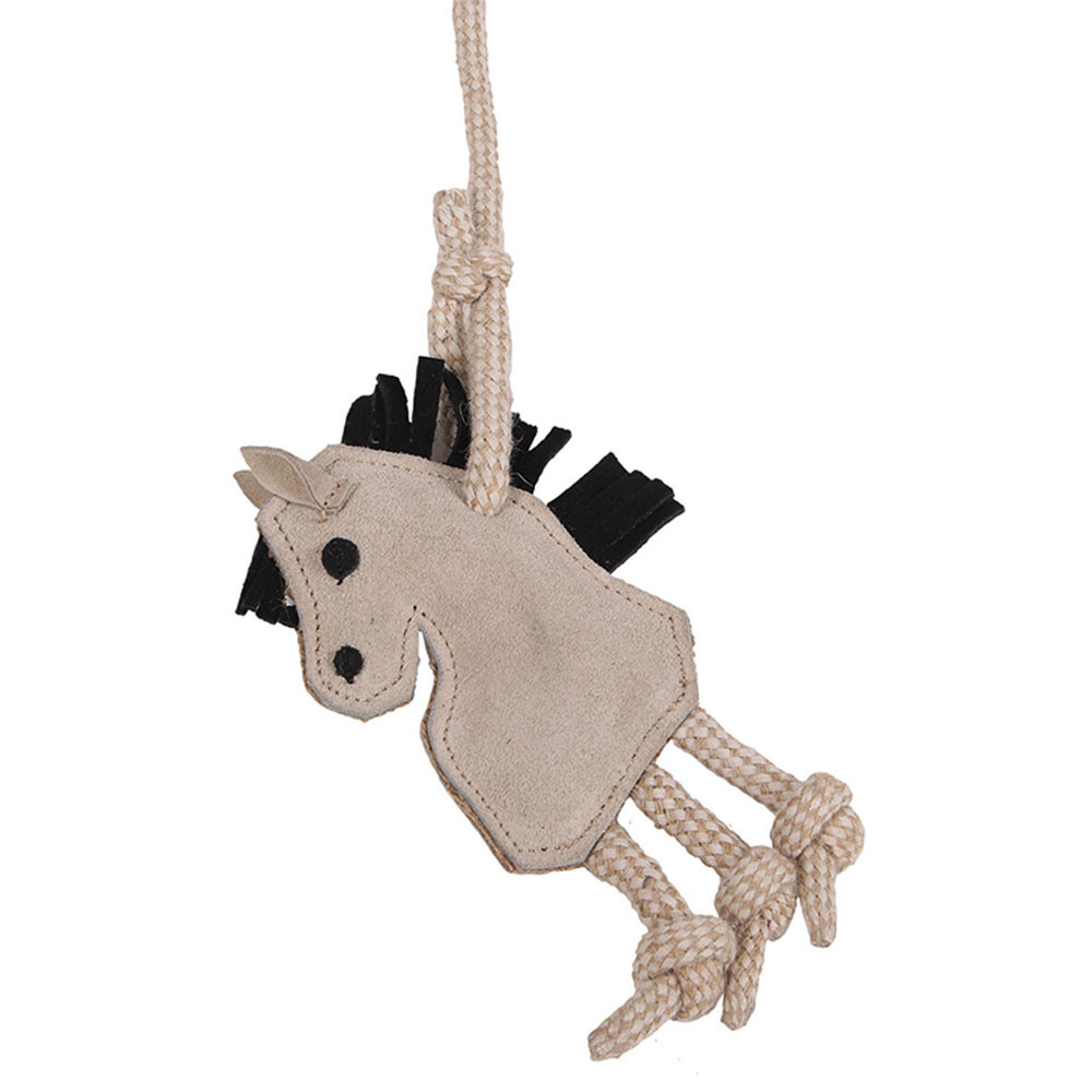 Jouet pour chevaux Crochet de box en Daim