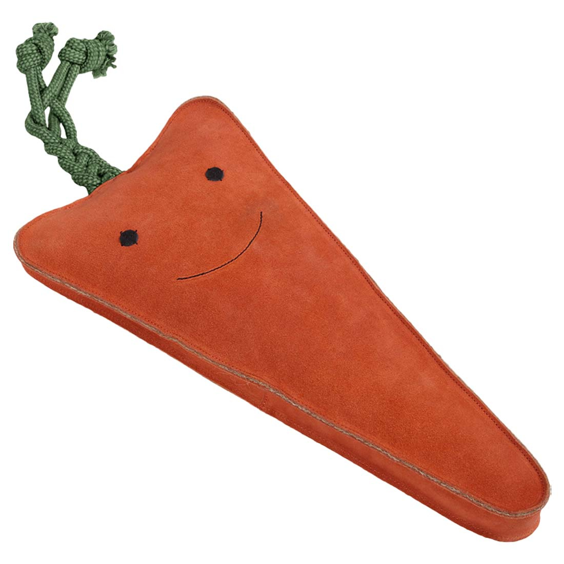 Jouet pour chevaux Carotte XL en Daim ECO Orange