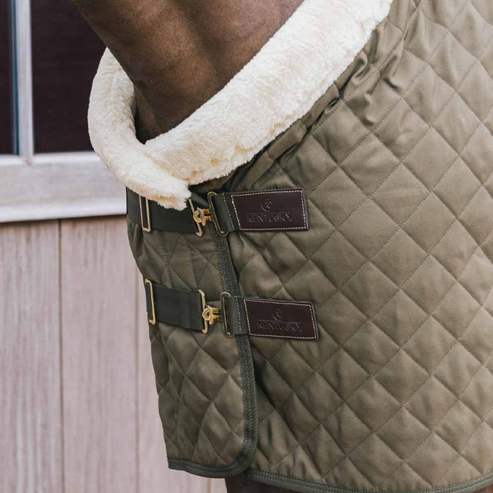 Couverture de concours/Couverture d'écurie 160g Verte