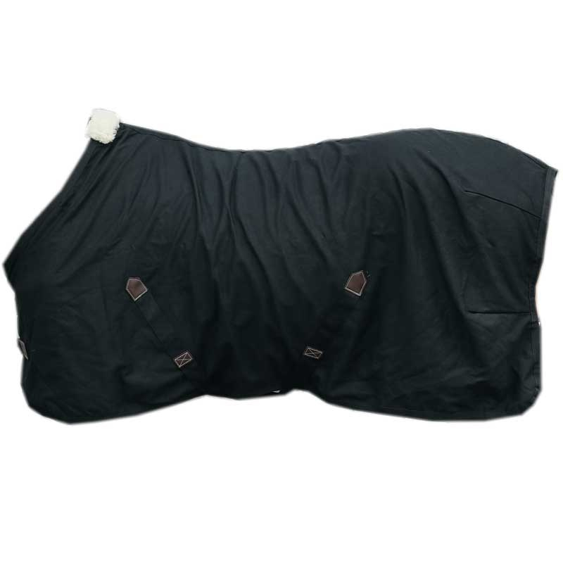 Couverture en Coton Noir
