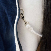 Couverture polaire Plaited Rope Bleu Marine Couverture polaire Plaited Rope Bleu Marine
