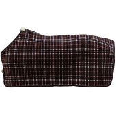 Couverture polaire Heavy Check Printing Marron/Beige Couverture polaire Heavy Check Printing Marron/Beige