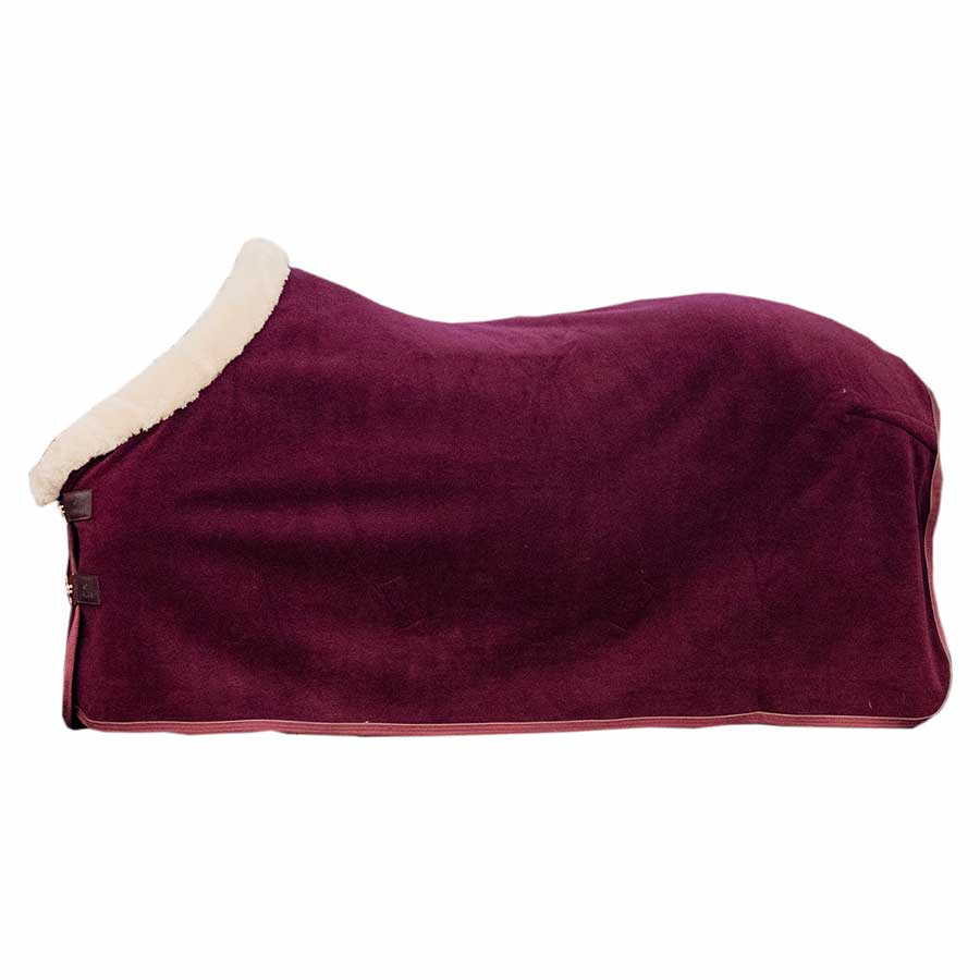 Couverture d'exposition Heavy Fleece Bordeaux 