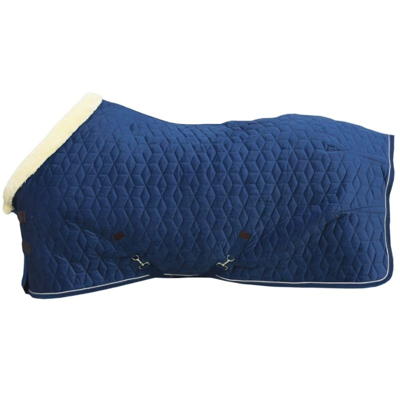 Couverture de compétition en velours Bleu Marine