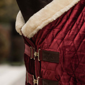 Couverture de compétition en velours Bordeaux