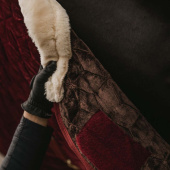 Couverture de compétition en velours Bordeaux Couverture de compétition en velours Bordeaux