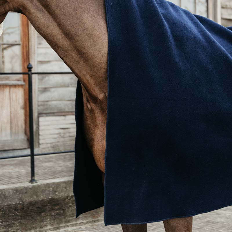 Couverture en polaire Bleu Marine 