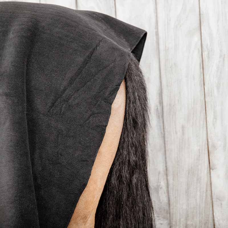 Couverture en polaire Noir