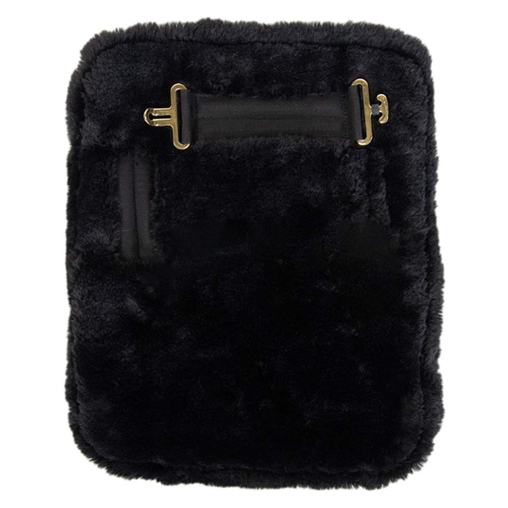 Rallonge de poitrail Vegan Sheepskin 1 Buckle Noir