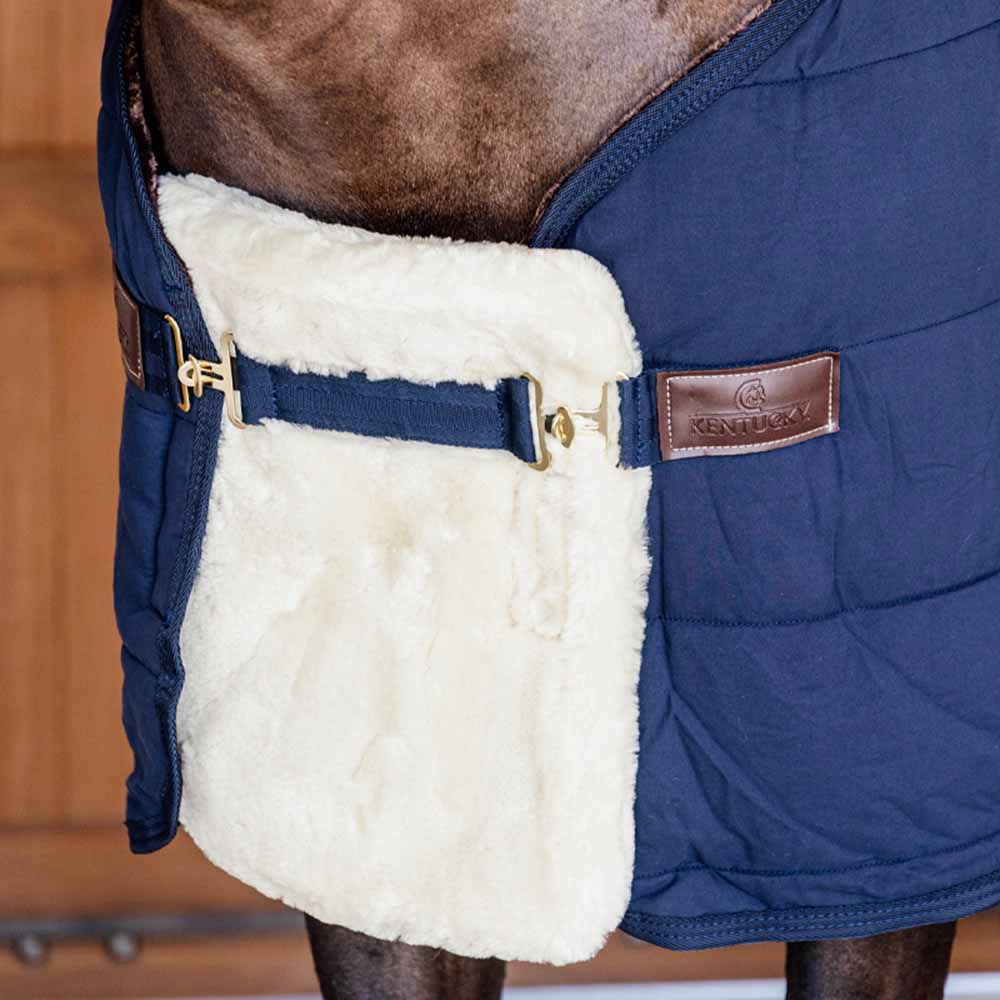 Rallonge de poitrail Vegan Sheepskin 1 Buckle Nature