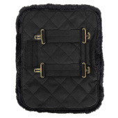 Rallonge de poitrail Quilted with Vegan Sheepskin Noir Rallonge de poitrail Quilted with Vegan Sheepskin Noir