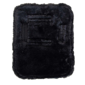 Rallonge de poitrail Quilted with Vegan Sheepskin Noir Rallonge de poitrail Quilted with Vegan Sheepskin Noir