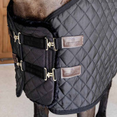 Rallonge de poitrail Quilted with Vegan Sheepskin Noir Rallonge de poitrail Quilted with Vegan Sheepskin Noir