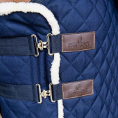 Rallonge de poitrail Quilted with Vegan Sheepskin Bleu Marine Rallonge de poitrail Quilted with Vegan Sheepskin Bleu Marine