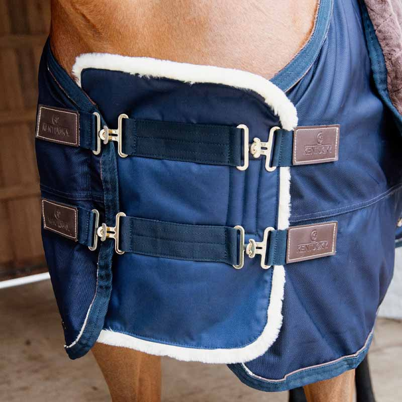 Rallonge de poitrail Waterproof 2 Buckles Bleu Marine