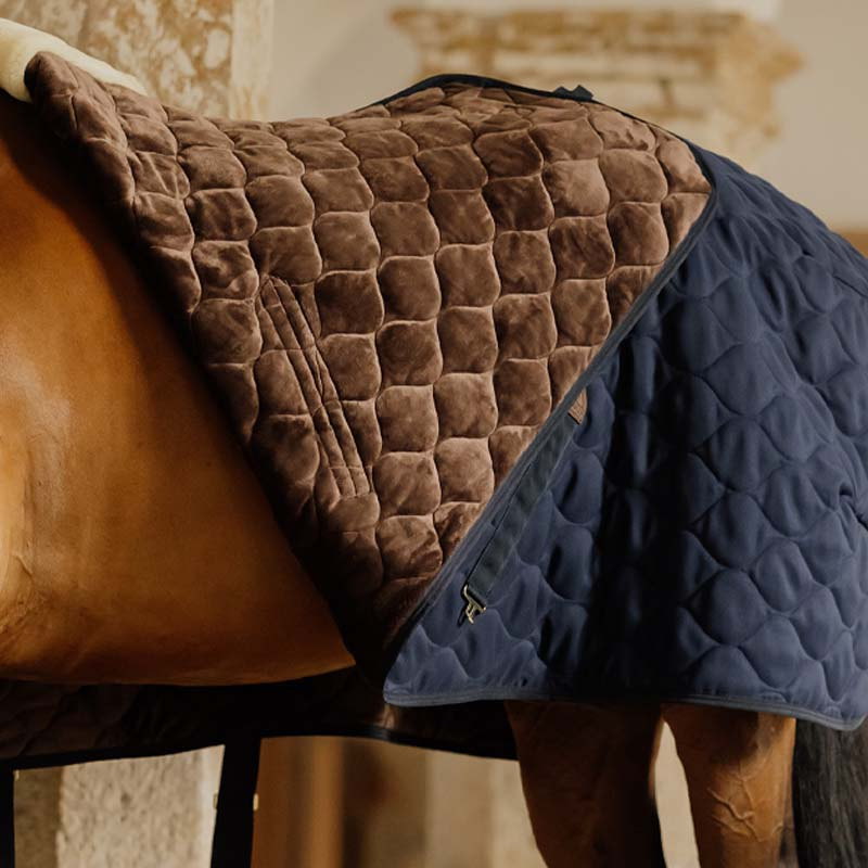 Couvertures d'écurie Comfort 100g Bleu Marine