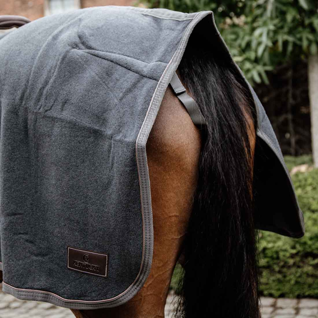 Couvre-rein Heavy Fleece Gris