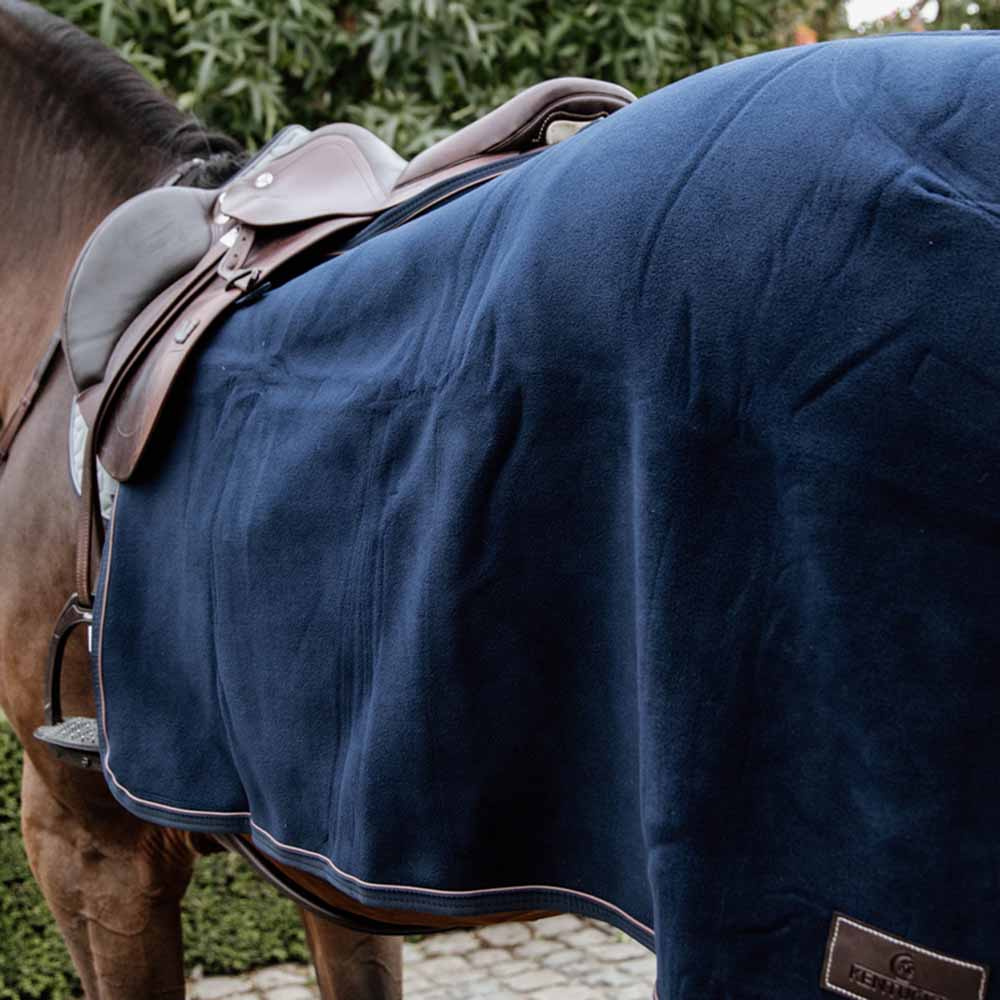 Couvre-rein Polaire Épaisse Bleu Marine
