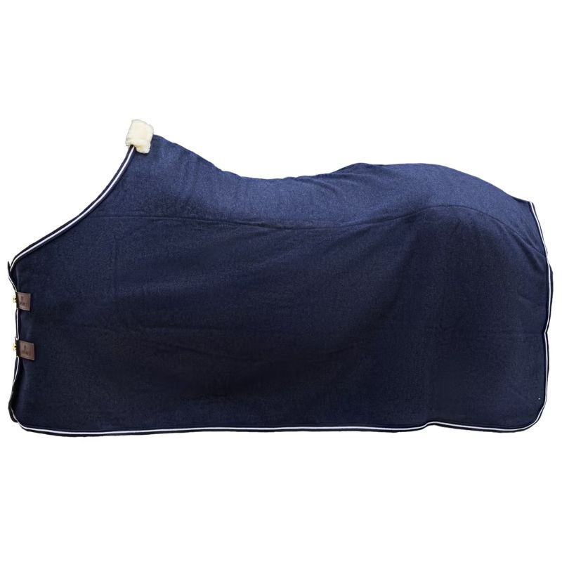 Couverture polaire Heavy Melange Bleu Marine