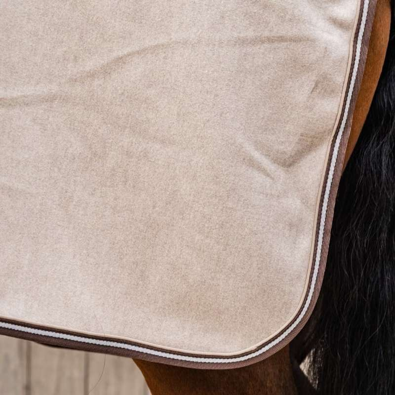 Couverture polaire Heavy Melange Beige