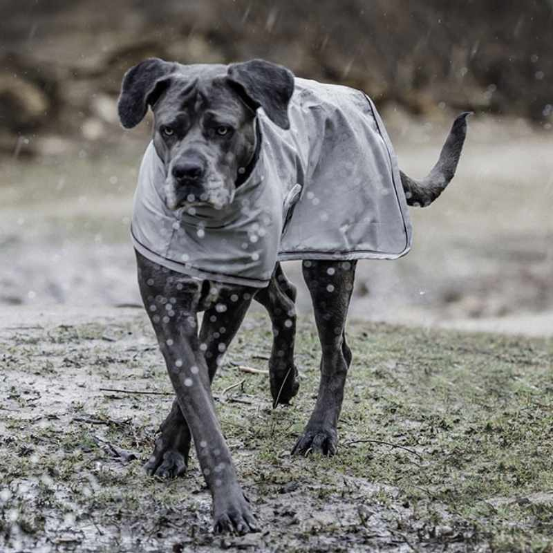 Manteau de pluie pour chien 0g Gris