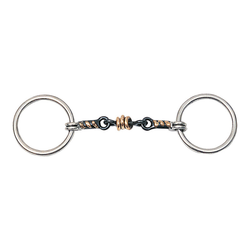 Mors à double brisure Sweet Iron avec rouleaux HG