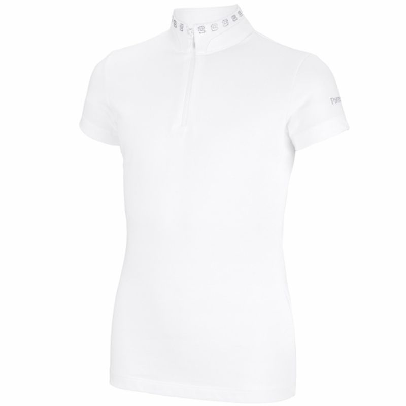 Haut de compétition Enfant/Junior Icon Girl Blanc