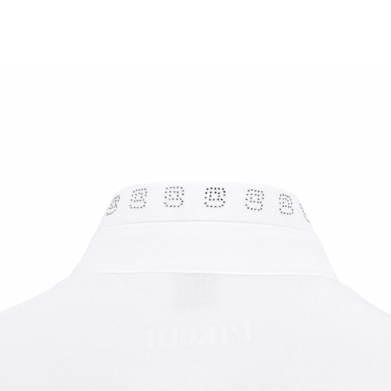 Haut de compétition Enfant/Junior Icon Girl Blanc
