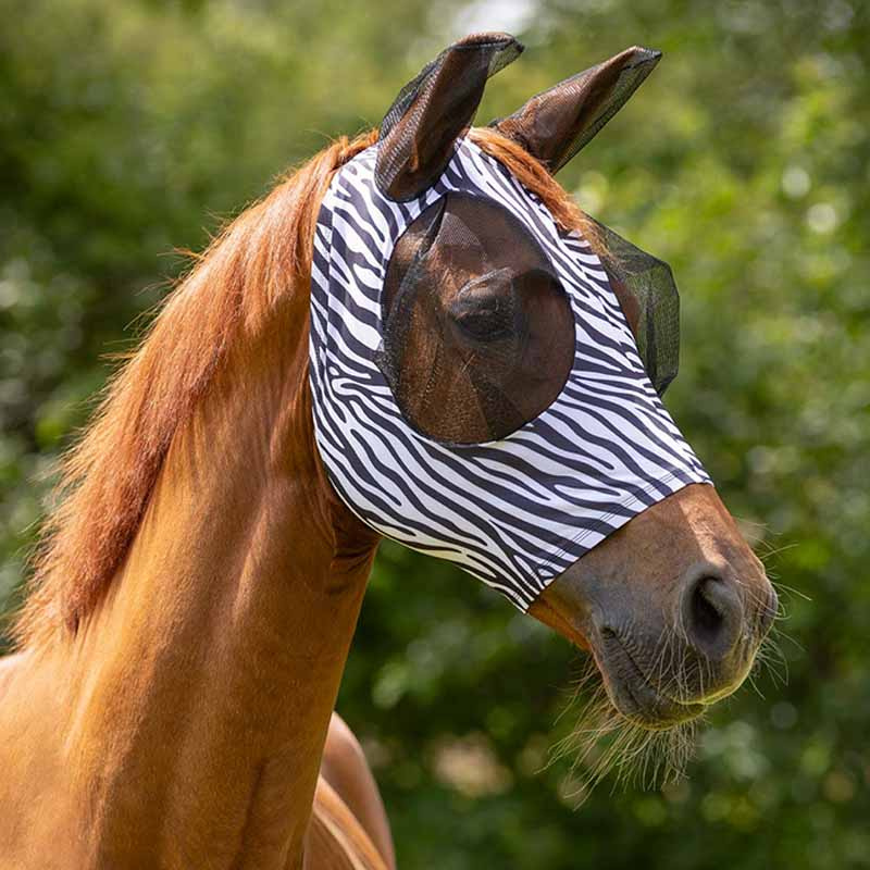 Bonnet anti-mouches Super Bug Zebra Noir/Blanc